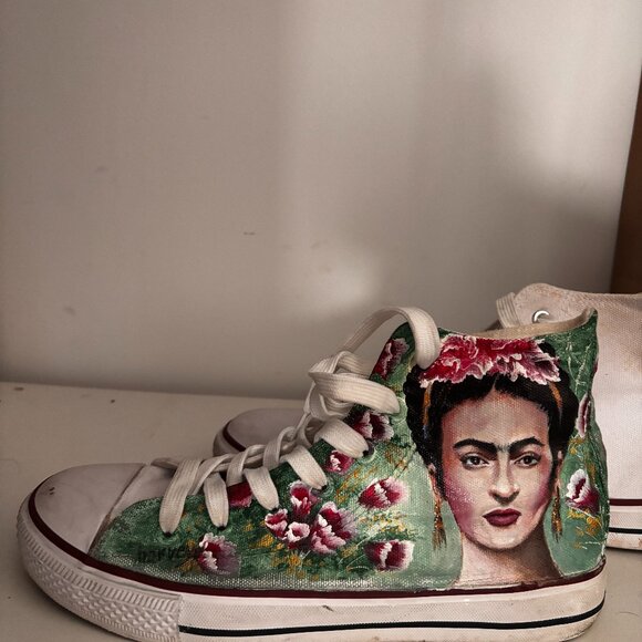 Harvey Shoes Shoes - Harvey Shoes handpainted Frida Khalo Converse shoes from Italy